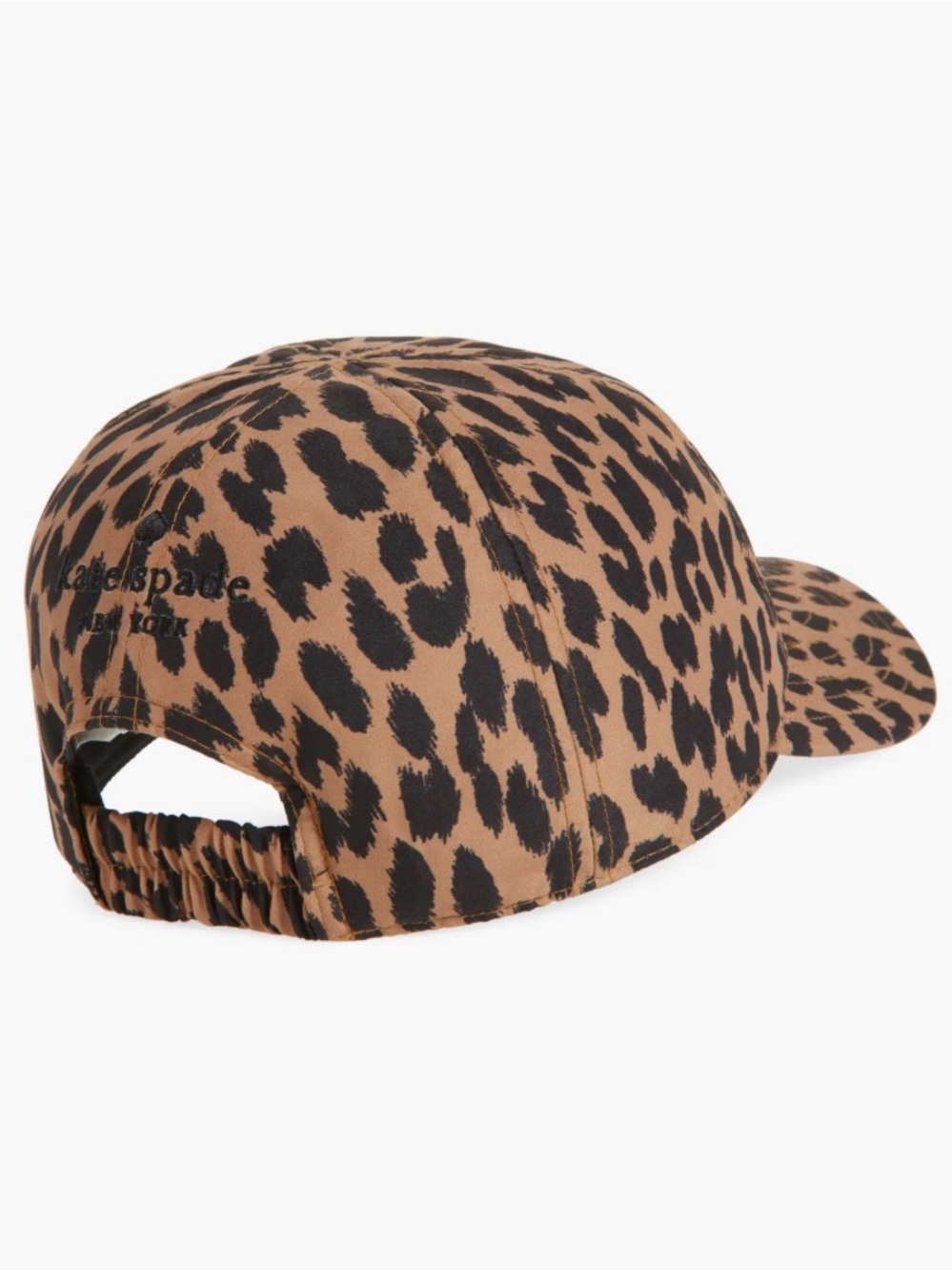 Kate Spade Leopard Baseball Cap NWT - Picture 2 of 5